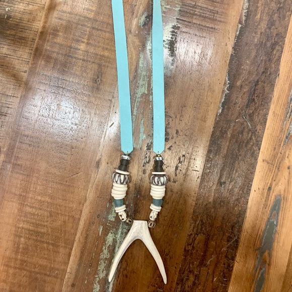 🌾Artisan Antler Pendant Necklace - Picture 2 of 7